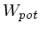 $W_{pot}$