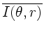 $\overline{I(\theta,r)}$
